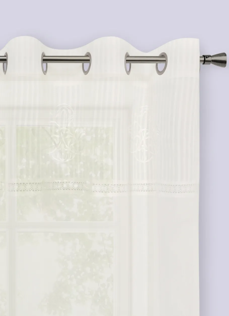 Bouchara Voilage^VOILAGE AJOURÉ ET BRODÉ