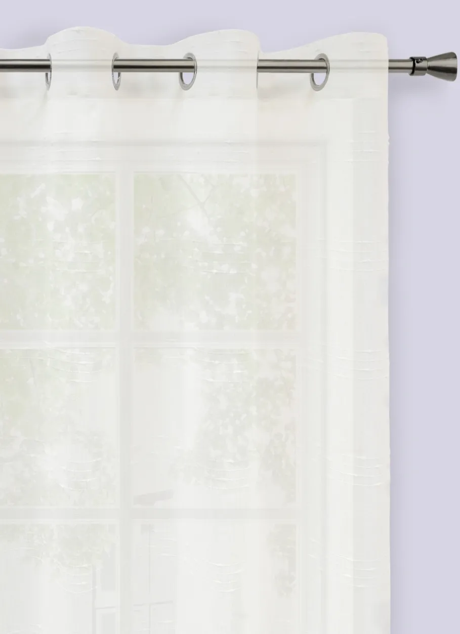 Bouchara Voilage^VOILAGE AVEC RAYURES HORIZONTALES EN RELIEF