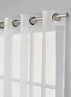 Bouchara Voilage^VOILAGE JACQUARD À FINES RAYURES