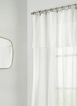 Bouchara Voilage^VOILAGE LÉGÈREMENT FROISSÉ FINITION DROITE H300 CM