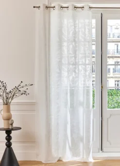 Bouchara Voilage^VOILAGE MOTIF VÉGÉTAL JACQUARD TON SUR TON