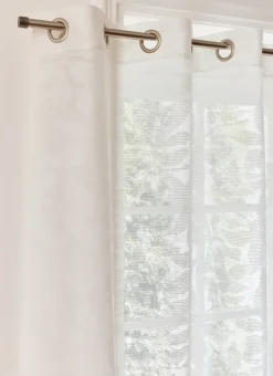 Bouchara Voilage^VOILAGE MOTIF VÉGÉTAL JACQUARD TON SUR TON