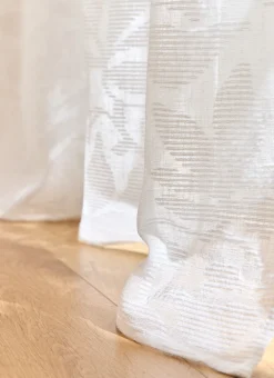 Bouchara Voilage^VOILAGE MOTIF VÉGÉTAL JACQUARD TON SUR TON