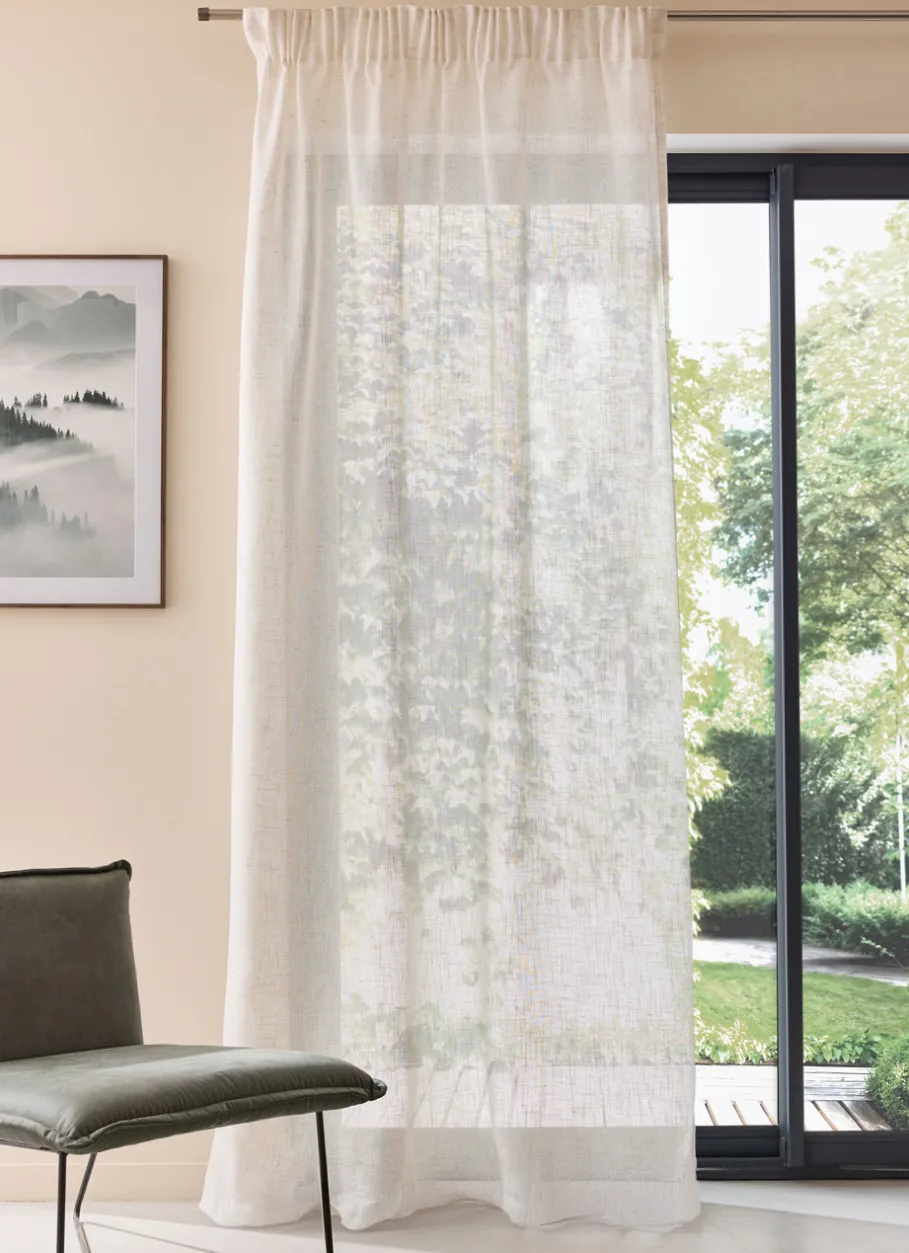 Bouchara Voilage^VOILAGE MOUCHETÉ AVEC FILS EFFET